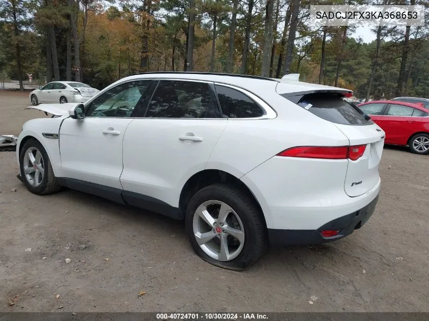 SADCJ2FX3KA368653 2019 Jaguar F-Pace 25T Premium