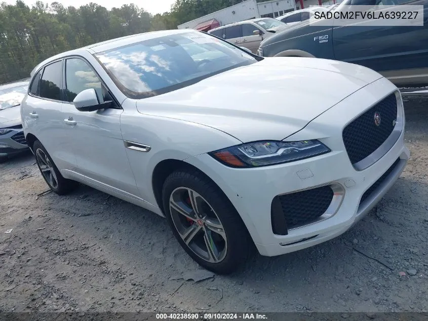 2020 Jaguar F-Pace S P380 Awd Automatic VIN: SADCM2FV6LA639227 Lot: 40238590