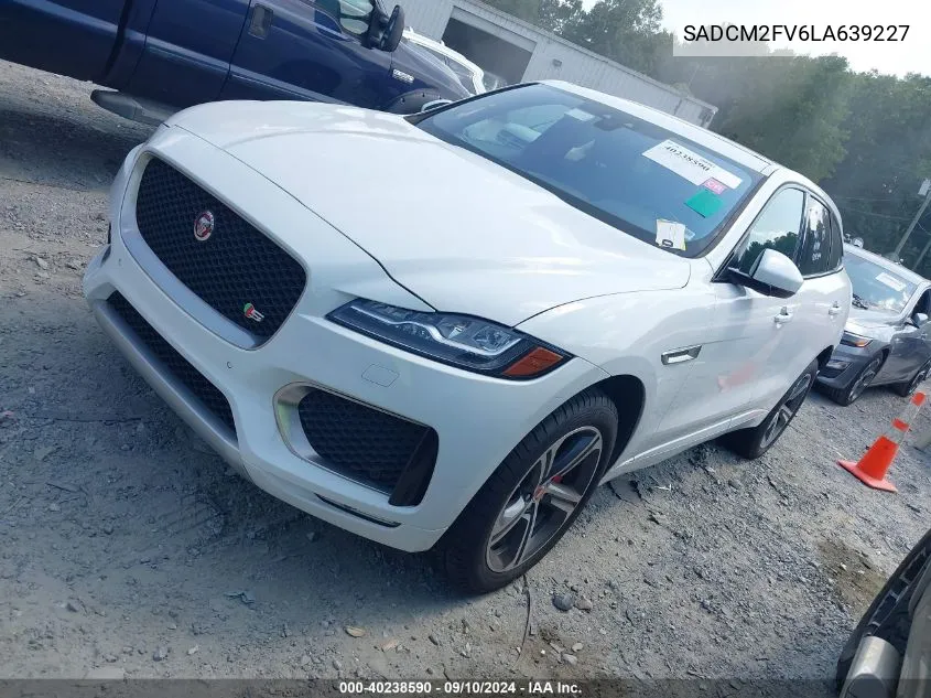 2020 Jaguar F-Pace S P380 Awd Automatic VIN: SADCM2FV6LA639227 Lot: 40238590