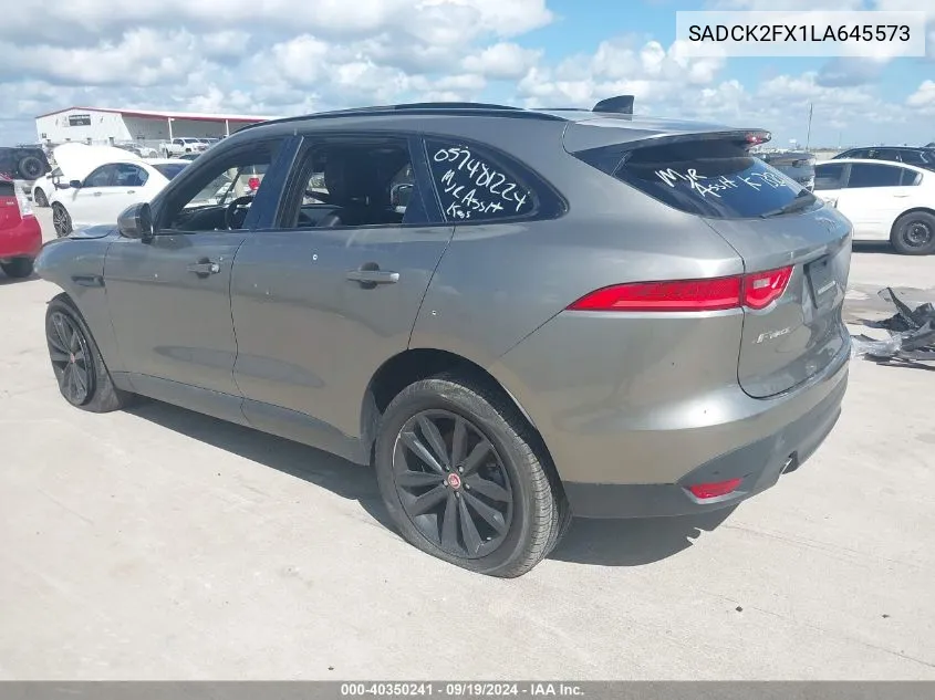 SADCK2FX1LA645573 2020 Jaguar F-Pace Prestige P250 Awd Automatic