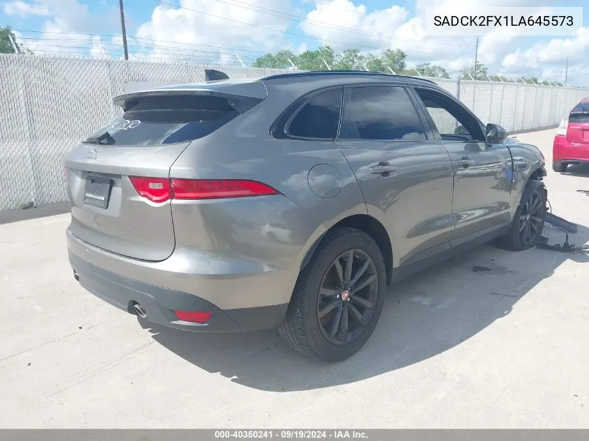 2020 Jaguar F-Pace Prestige P250 Awd Automatic VIN: SADCK2FX1LA645573 Lot: 40350241