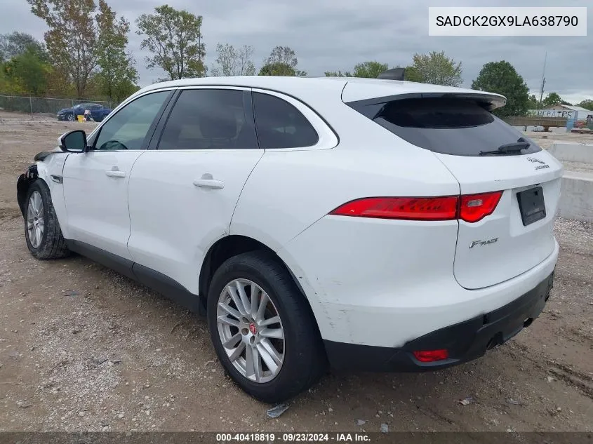 SADCK2GX9LA638790 2020 Jaguar F-Pace Prestige P300 Awd Automatic