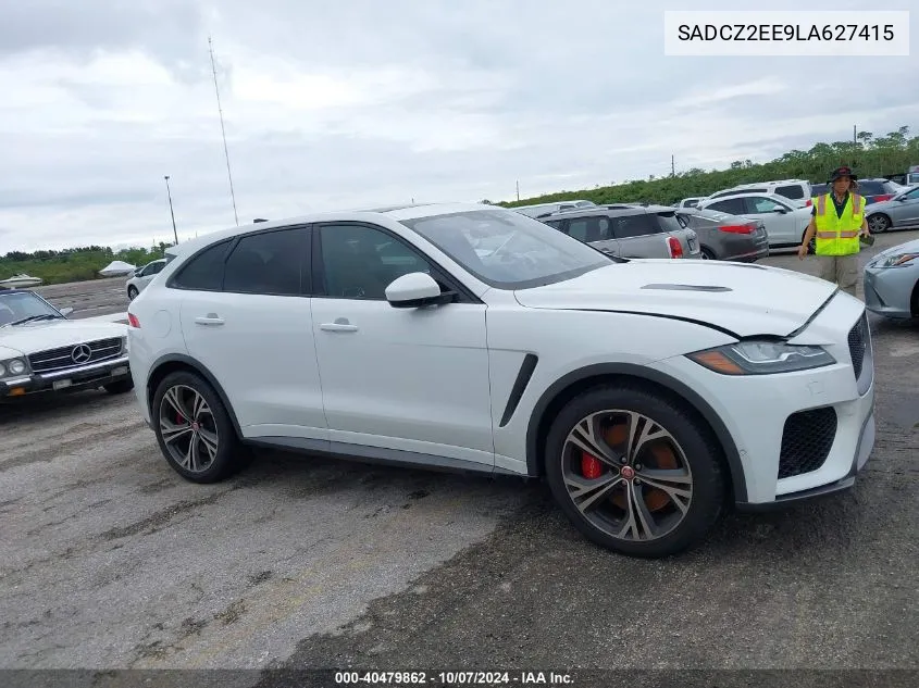 SADCZ2EE9LA627415 2020 Jaguar F-Pace Svr