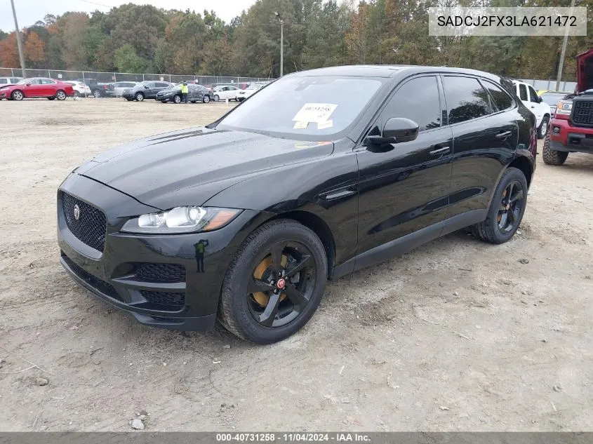 2020 Jaguar F-Pace Premium P250 Awd Automatic VIN: SADCJ2FX3LA621472 Lot: 40731258