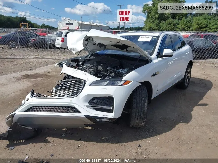 2021 Jaguar F-Pace S P250 Awd Automatic VIN: SADCJ2EX5MA666299 Lot: 40153387