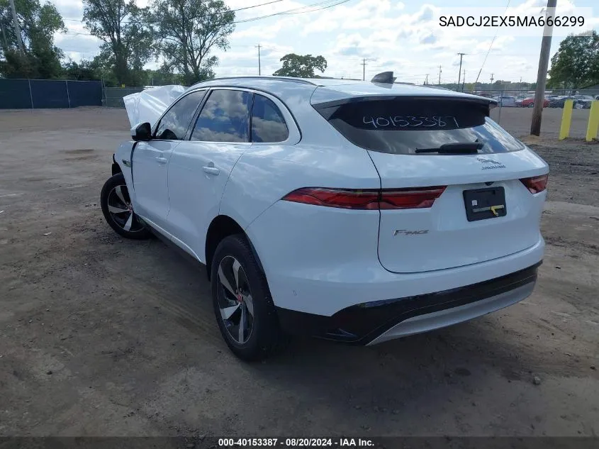 2021 Jaguar F-Pace S P250 Awd Automatic VIN: SADCJ2EX5MA666299 Lot: 40153387