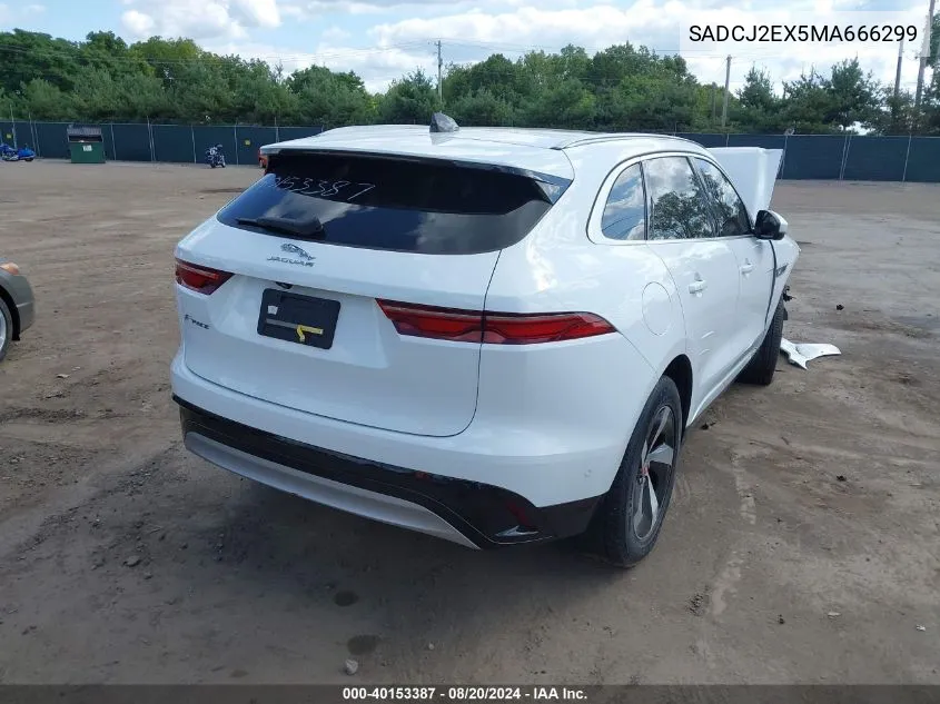 2021 Jaguar F-Pace S P250 Awd Automatic VIN: SADCJ2EX5MA666299 Lot: 40153387