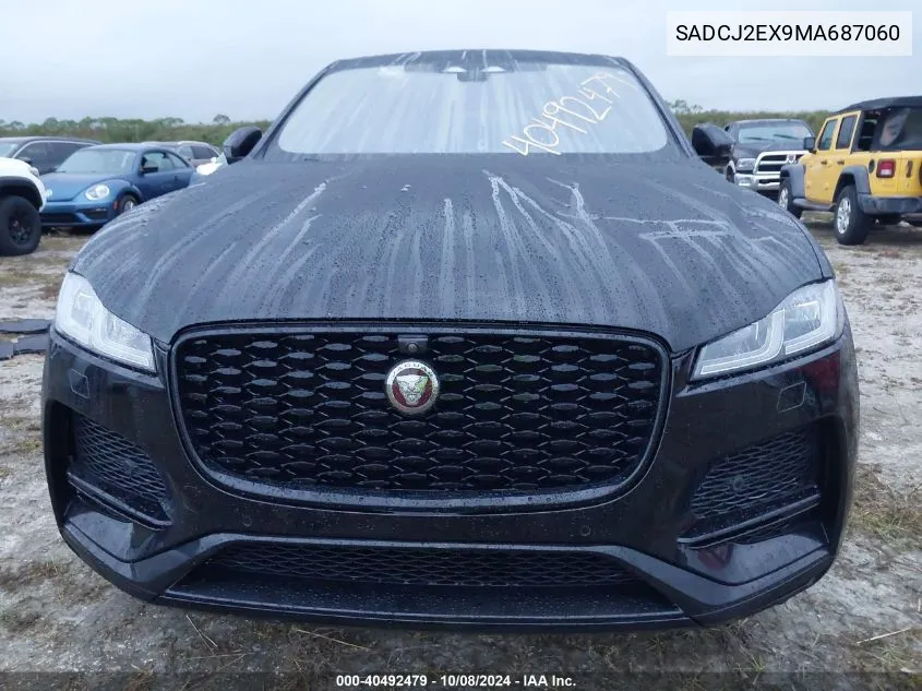 2021 Jaguar F-Pace S VIN: SADCJ2EX9MA687060 Lot: 40492479