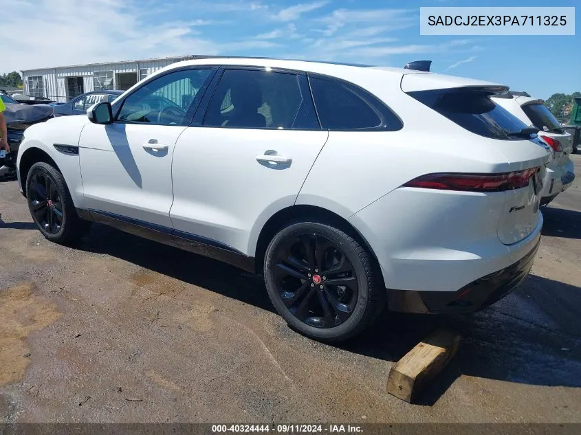 2023 Jaguar F-Pace S P250 Awd Automatic VIN: SADCJ2EX3PA711325 Lot: 40324444