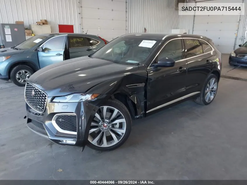 2023 Jaguar F-Pace R-Dynamic S P400 Awd Automatic VIN: SADCT2FU0PA715444 Lot: 40444066