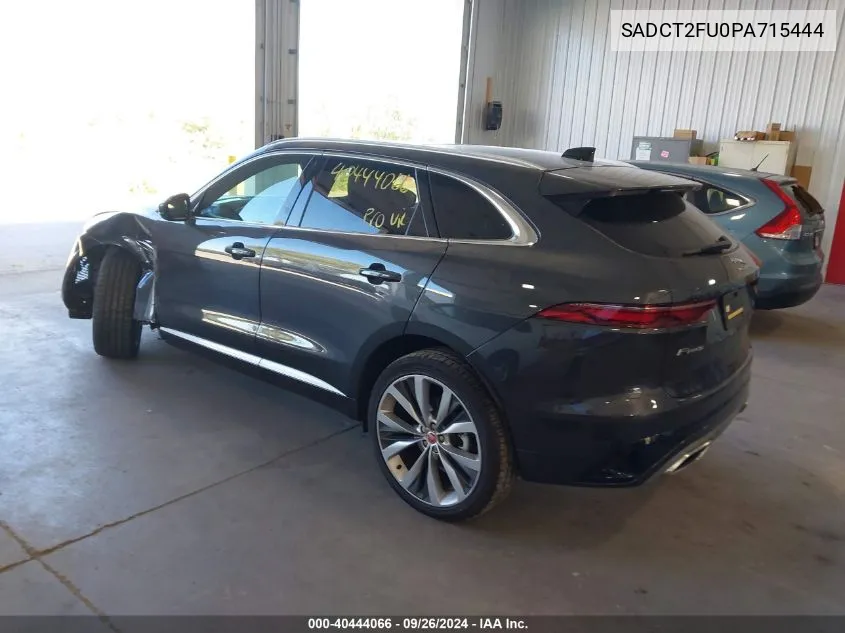 2023 Jaguar F-Pace R-Dynamic S P400 Awd Automatic VIN: SADCT2FU0PA715444 Lot: 40444066