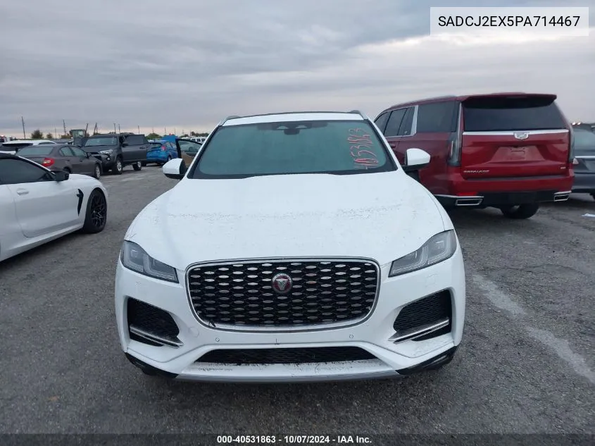 2023 Jaguar F-Pace S VIN: SADCJ2EX5PA714467 Lot: 40531863