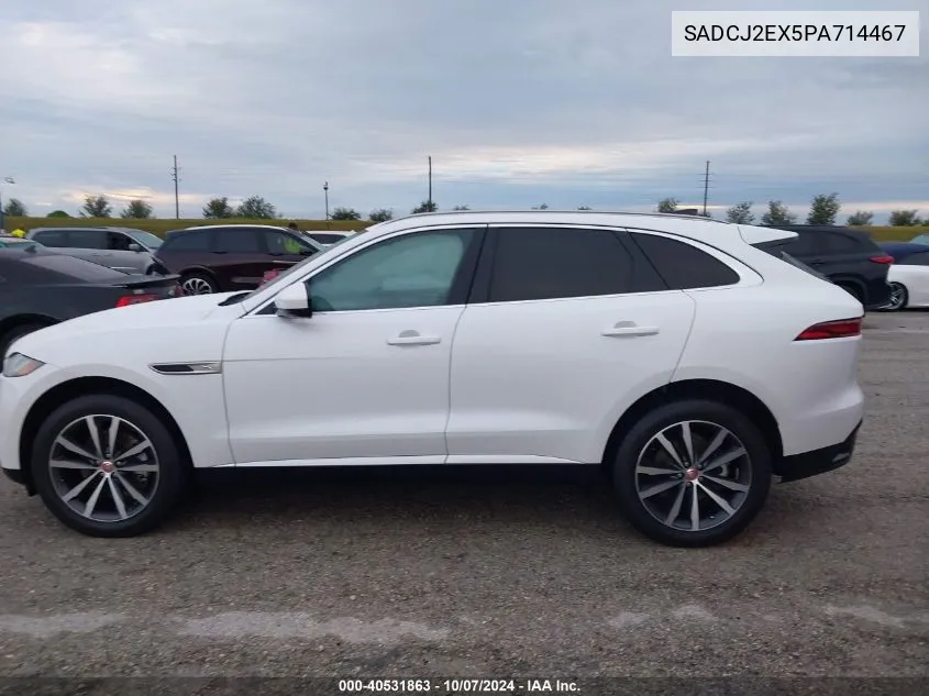 2023 Jaguar F-Pace S VIN: SADCJ2EX5PA714467 Lot: 40531863