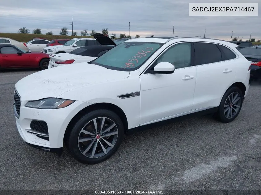 2023 Jaguar F-Pace S VIN: SADCJ2EX5PA714467 Lot: 40531863