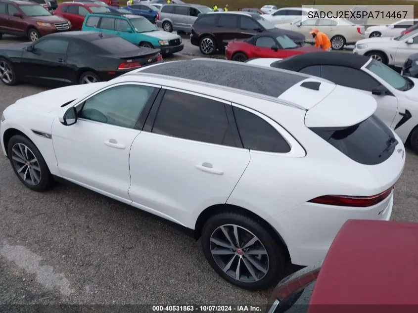 2023 Jaguar F-Pace S VIN: SADCJ2EX5PA714467 Lot: 40531863