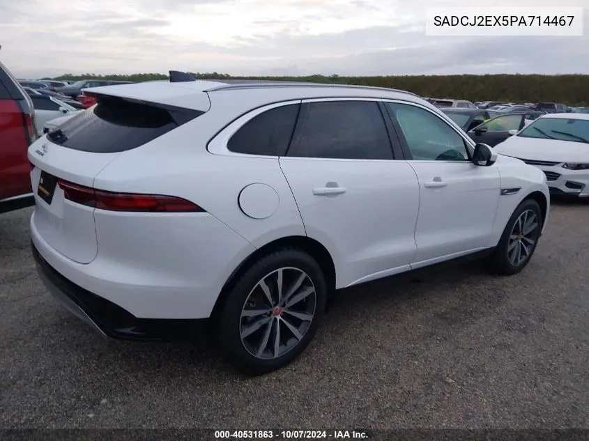 2023 Jaguar F-Pace S VIN: SADCJ2EX5PA714467 Lot: 40531863