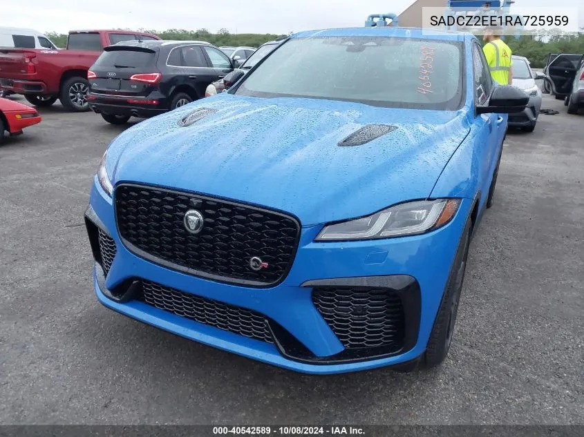 2024 Jaguar F-Pace Svr P550 Awd Automatic VIN: SADCZ2EE1RA725959 Lot: 40542589