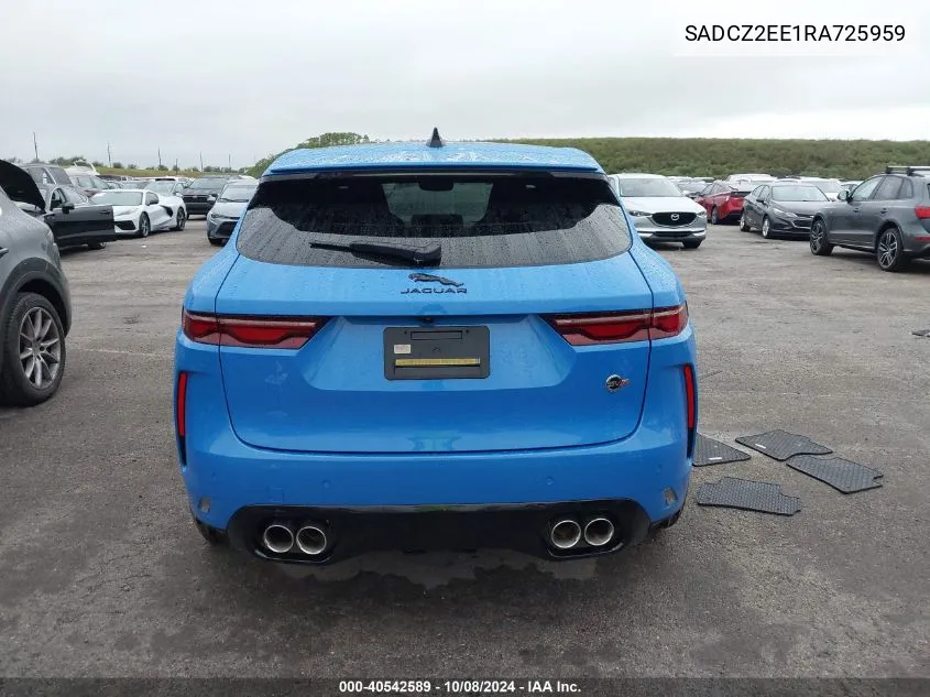 2024 Jaguar F-Pace Svr P550 Awd Automatic VIN: SADCZ2EE1RA725959 Lot: 40542589