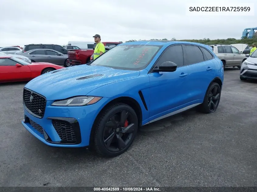 2024 Jaguar F-Pace Svr P550 Awd Automatic VIN: SADCZ2EE1RA725959 Lot: 40542589