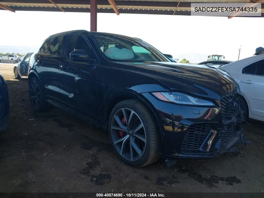 2025 Jaguar F-Pace Svr 575 Edition VIN: SADCZ2FEXSA744336 Lot: 40574690