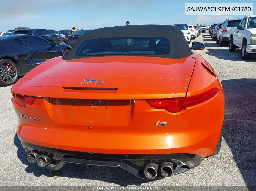 2014 Jaguar F-Type V8 S VIN: SAJWA6GL9EMK01780 Lot: 40473986