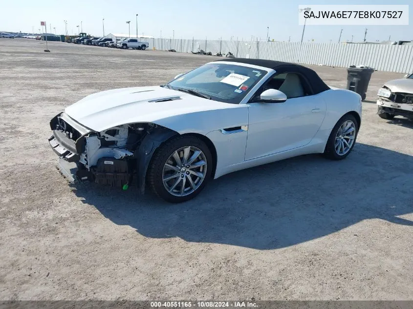 2014 Jaguar F-Type VIN: SAJWA6E77E8K07527 Lot: 40551165