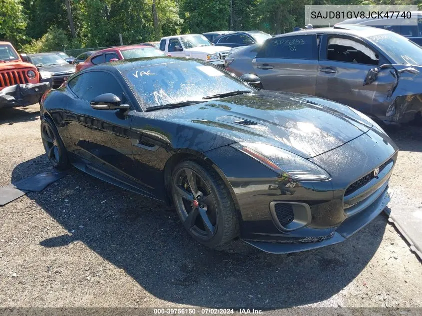 SAJD81GV8JCK47740 2018 Jaguar F-Type 400 Sport