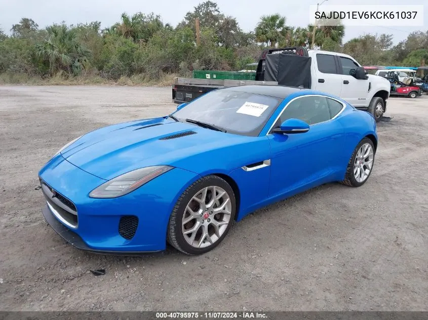 2019 Jaguar F-Type P340 VIN: SAJDD1EV6KCK61037 Lot: 40795975