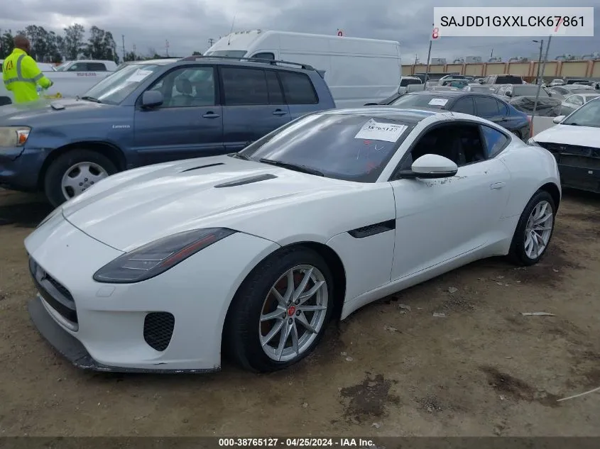 2020 Jaguar F-Type Checkered Flag Rwd Automatic/P300 Rwd Automatic VIN: SAJDD1GXXLCK67861 Lot: 38765127