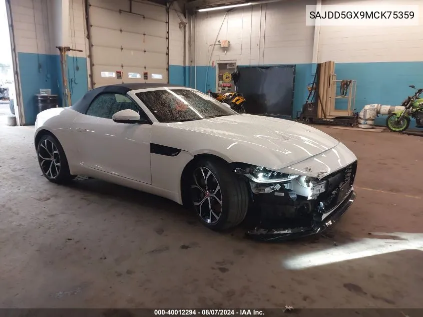 SAJDD5GX9MCK75359 2021 Jaguar F-Type P300 Rwd Automatic