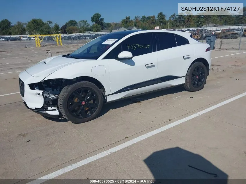 SADHD2S12K1F74127 2019 Jaguar I-Pace First Edition/Hse