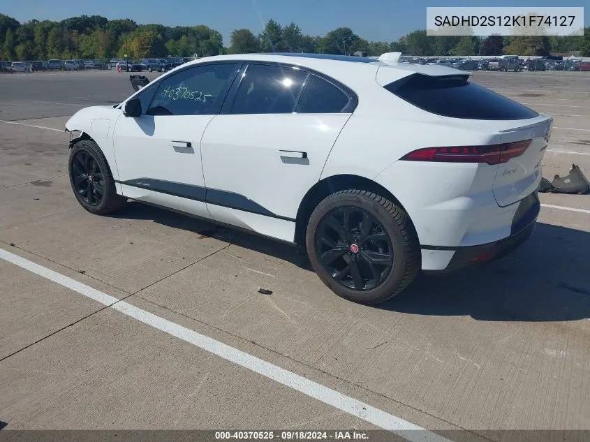 SADHD2S12K1F74127 2019 Jaguar I-Pace First Edition/Hse