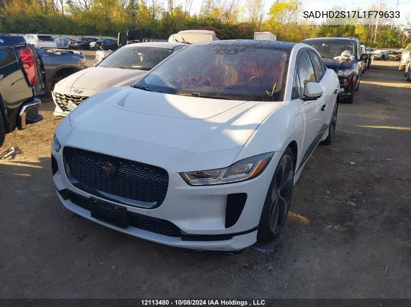 2020 Jaguar I-Pace VIN: SADHD2S17L1F79633 Lot: 12113480