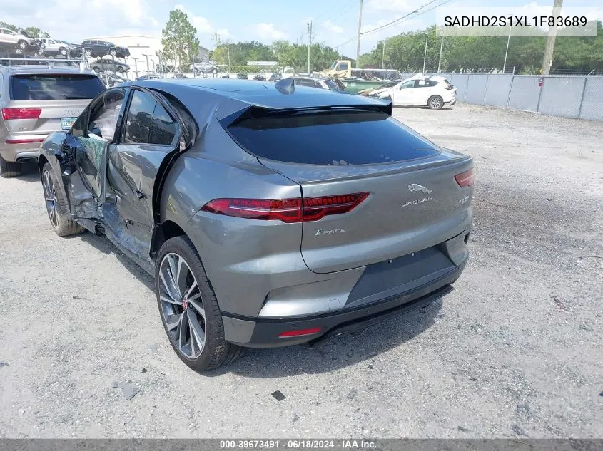 2020 Jaguar I-Pace Hse Ev400 Awd Automatic VIN: SADHD2S1XL1F83689 Lot: 39673491