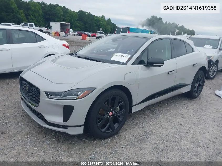 2022 Jaguar I-Pace Hse Ev400 Awd Automatic VIN: SADHD2S14N1619358 Lot: 39773473