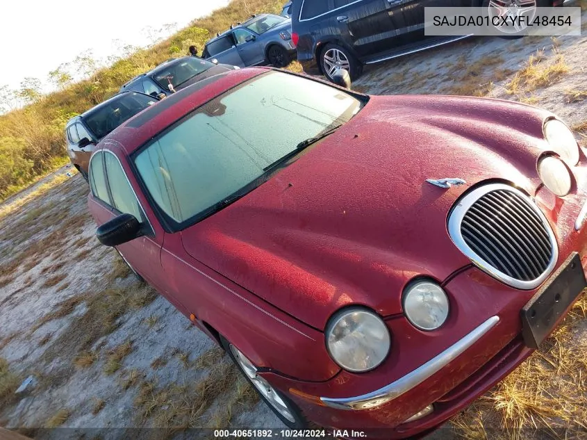 2000 Jaguar S-Type VIN: SAJDA01CXYFL48454 Lot: 40651892