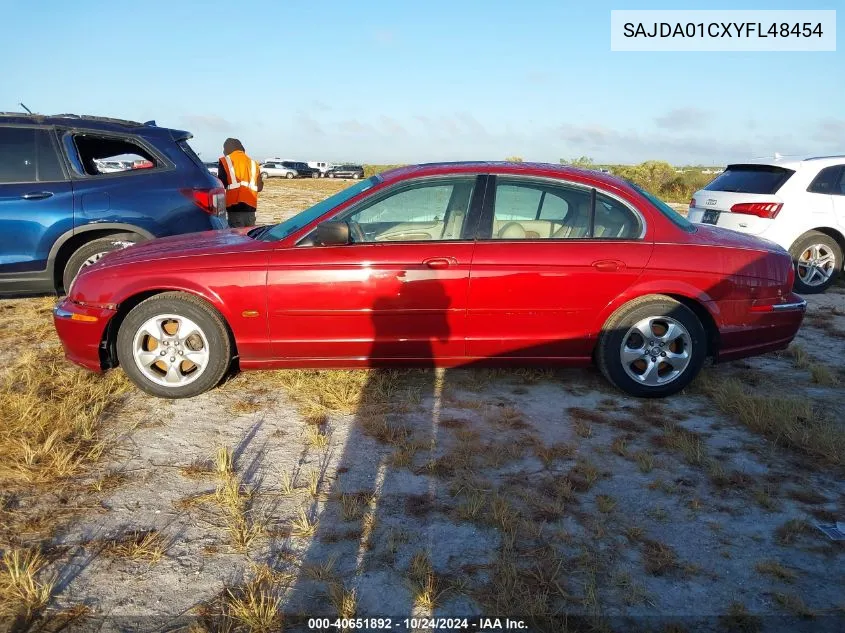 2000 Jaguar S-Type VIN: SAJDA01CXYFL48454 Lot: 40651892