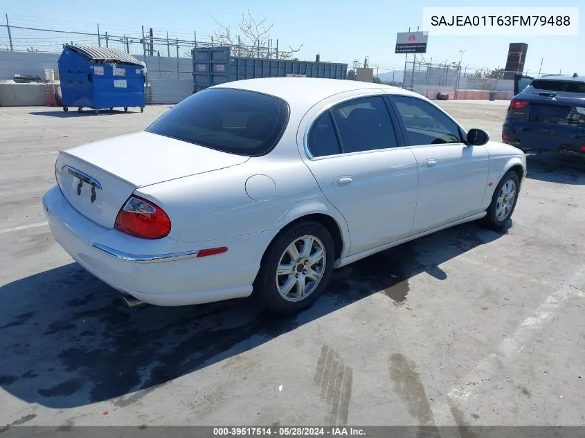 SAJEA01T63FM79488 2003 Jaguar S-Type 3.0L V6