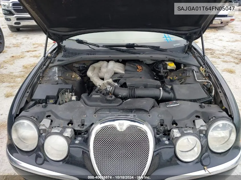 2004 Jaguar S-Type VIN: SAJGA01T64FN05047 Lot: 40635874