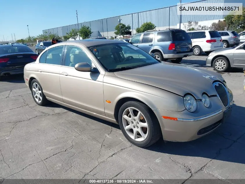 SAJWA01U85HN48671 2005 Jaguar S-Type 4.2L V8