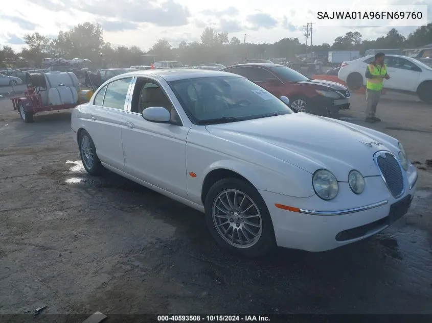 SAJWA01A96FN69760 2006 Jaguar S-Type 3.0L V6