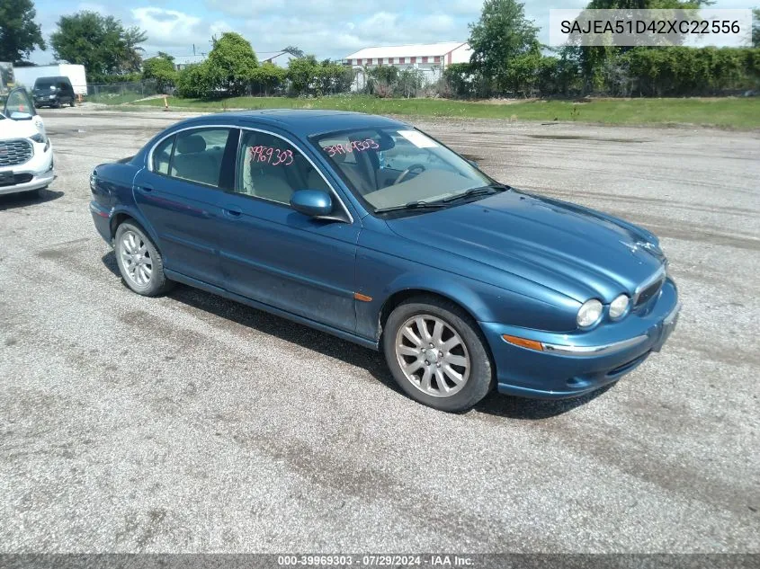 2002 Jaguar X-Type 2.5L VIN: SAJEA51D42XC22556 Lot: 39969303