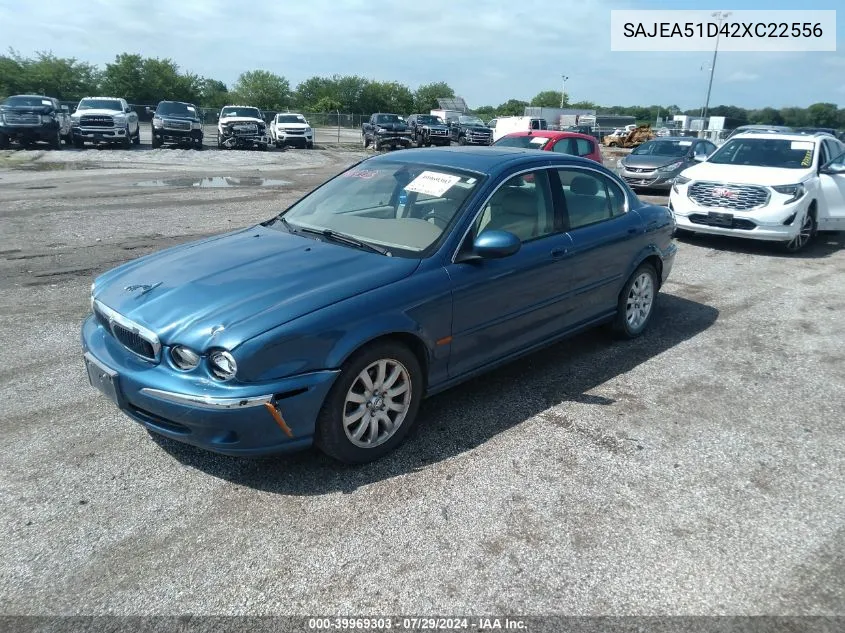 2002 Jaguar X-Type 2.5L VIN: SAJEA51D42XC22556 Lot: 39969303