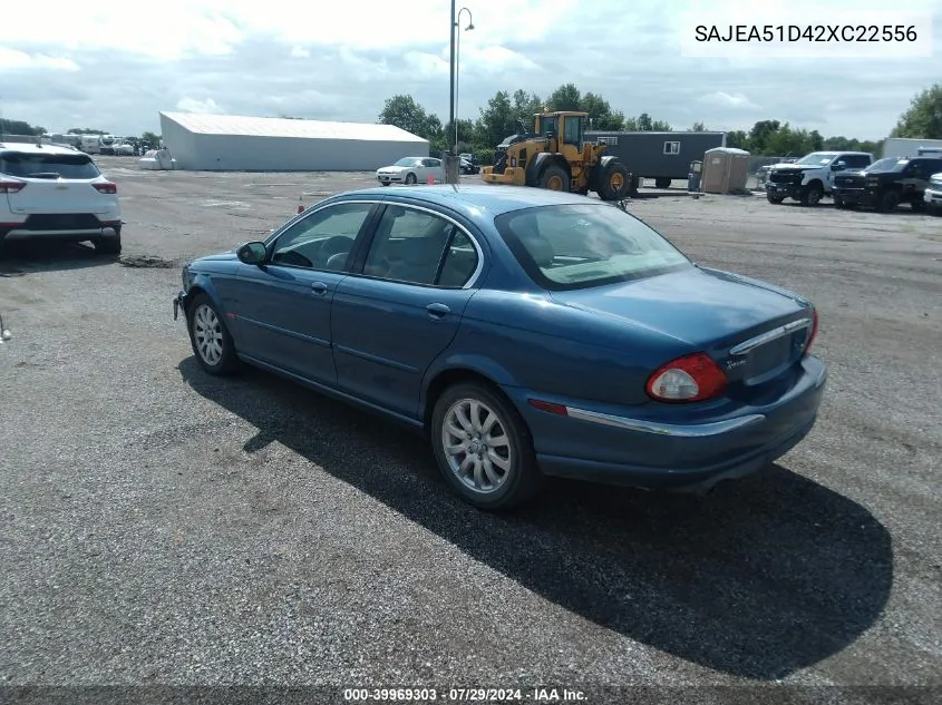 SAJEA51D42XC22556 2002 Jaguar X-Type 2.5L