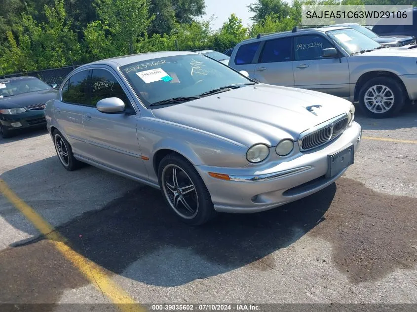 SAJEA51C63WD29106 2003 Jaguar X-Type 3.0