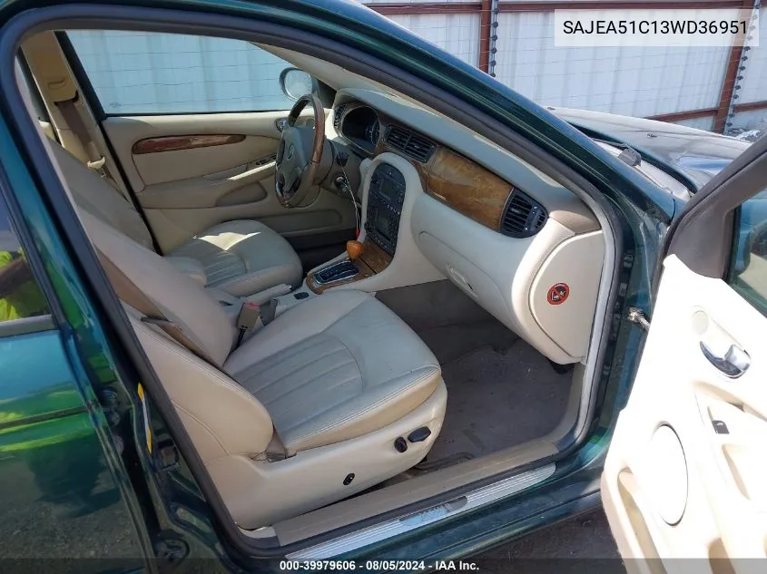 SAJEA51C13WD36951 2003 Jaguar X-Type 3.0