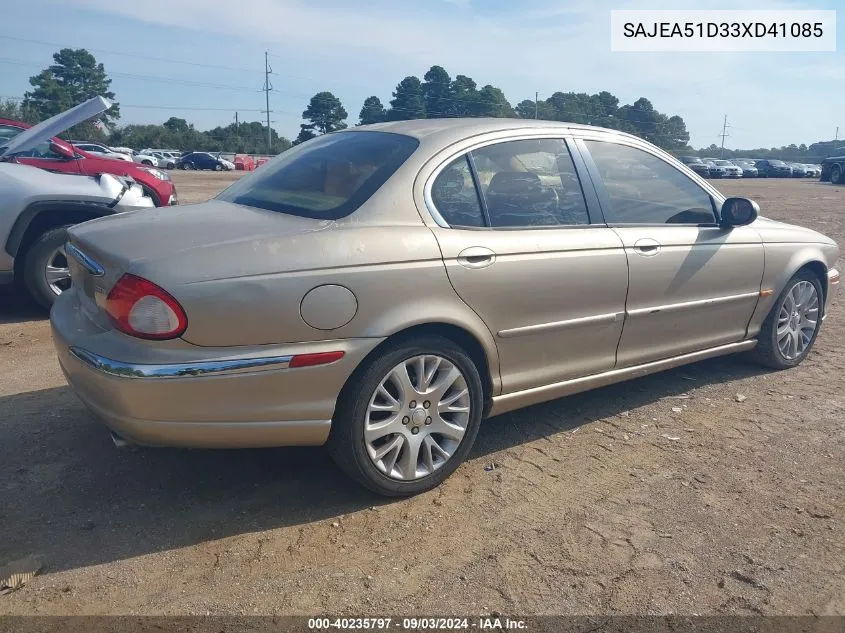 2003 Jaguar X-Type 2.5 VIN: SAJEA51D33XD41085 Lot: 40235797