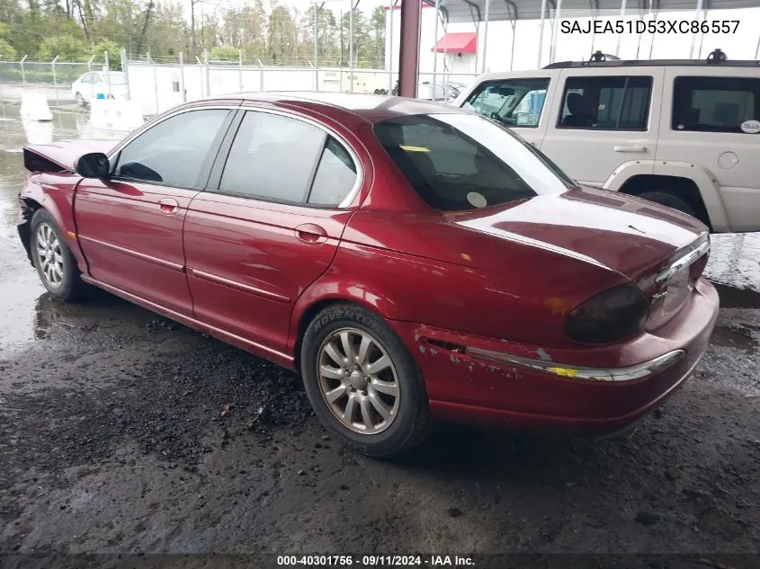 SAJEA51D53XC86557 2003 Jaguar X-Type 2.5