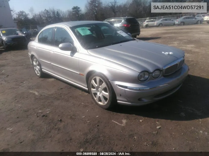 SAJEA51C04WD57291 2004 Jaguar X-Type 3.0