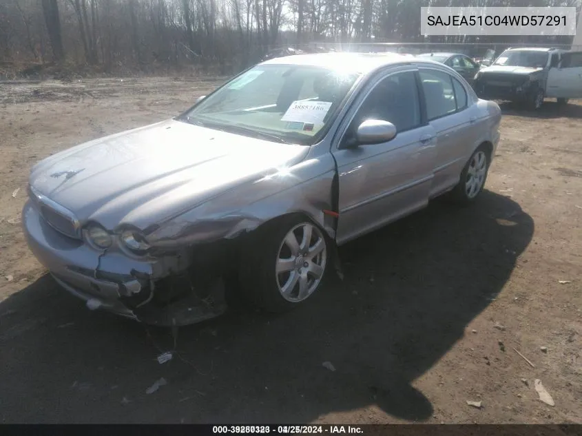 SAJEA51C04WD57291 2004 Jaguar X-Type 3.0